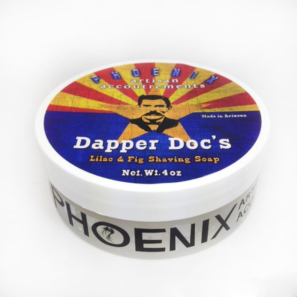 Dapper Doc's Lilac & Fig Shaving Soap - Phoenix Artisan Accoutrements