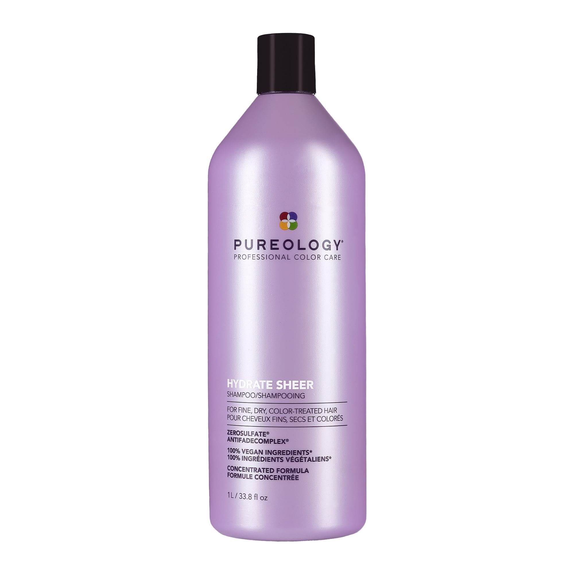 Hydrate Sheer Conditioner - Lightweight Hydrating Conditioner For Fine or Dry Color-Treated Hair, Silicone-Free & Vegan