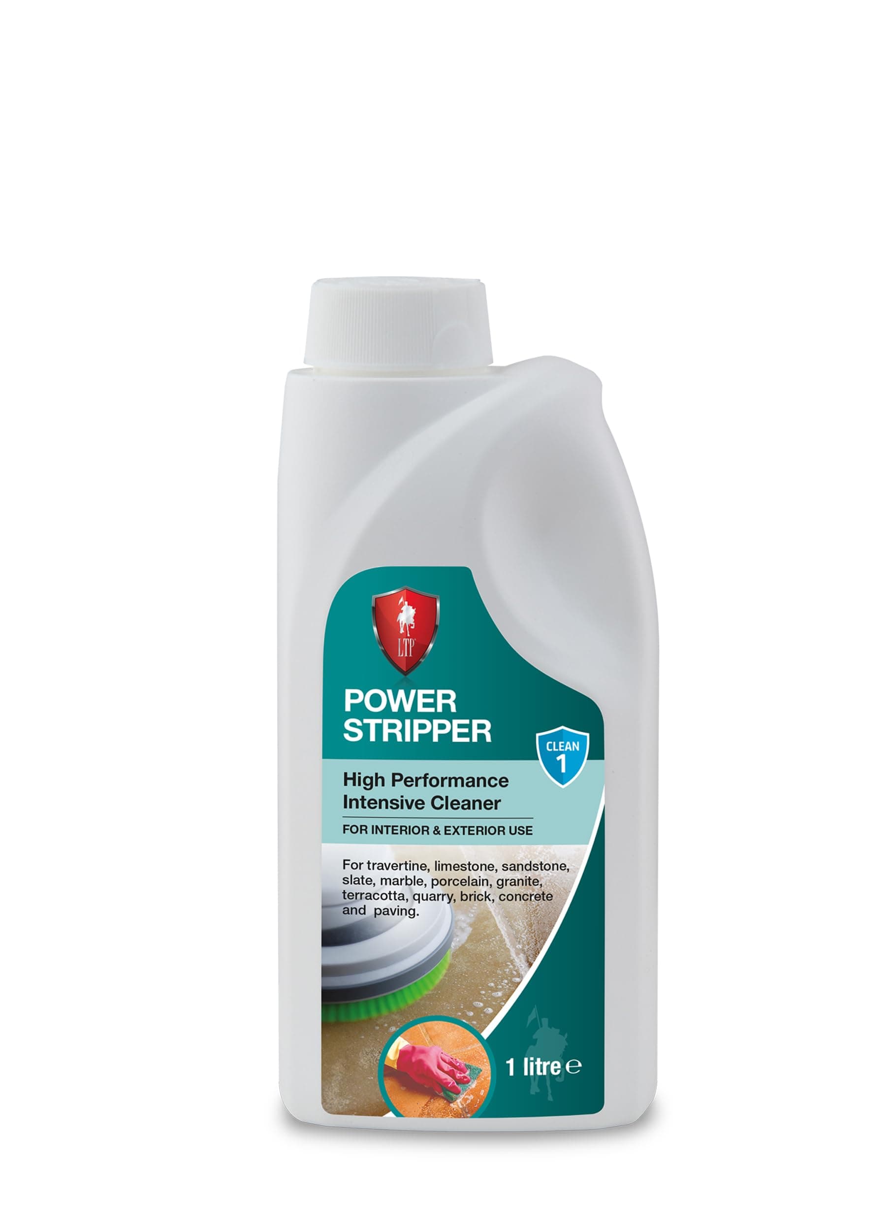POWER STRIPPER INTENSIVE CLEANER- Ideal for heavily soiled surfaces, removes old layers of sealer| oxidised boiled linseed oil | residual grout on the surface (1L)
