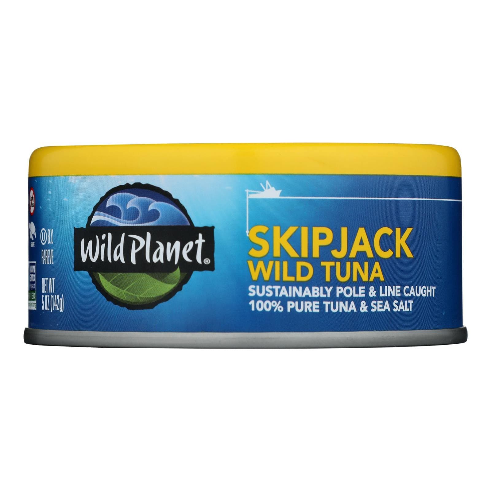 Wild Planet Sustainably Caught Wild Skipjack Light Tuna, 5 Ounce Cans (Pack of 12) ( Value Bulk Multi-pack)