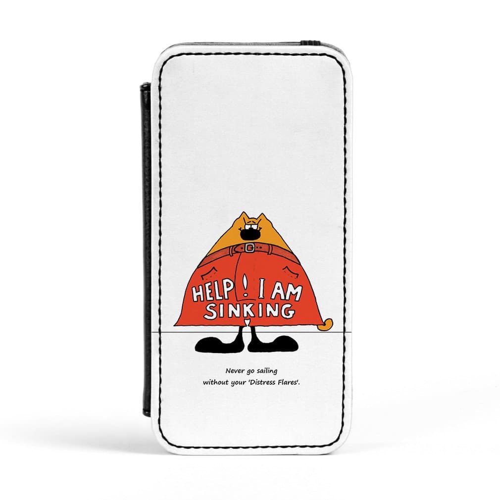 Distress Flares wow Premium Faux PU Leather Case, Protective Hard Cover Flip Case for Apple iPhone 5 / 5s by Clive Gardner + FREE Crystal Clear Screen Protector