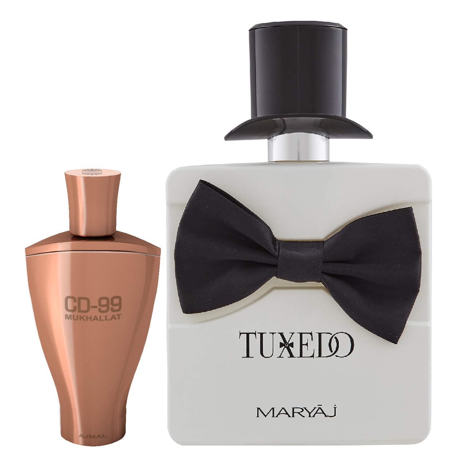 Ajmal CD 99 Mukhallat Concentrated Perfume Oil Floral Oriental Alcohol-free Attar 14ml for Unisex and Maryaj Tuxedo Eau De Perfume Spicy Woody Perfume 100ml for Men