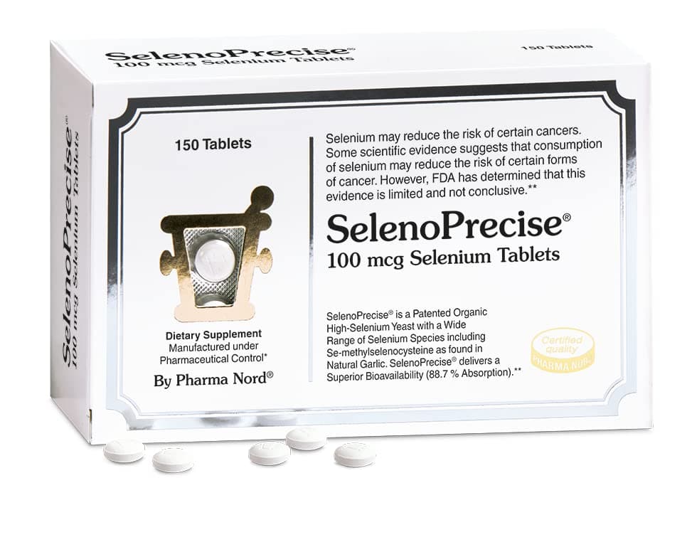 SelenoPrecise Selenium 100 mcg – Thyroid, Immune & Antioxidant Support, Guaranteed High Absorption, Non-GMO, Gluten-Free, 150 Tablets