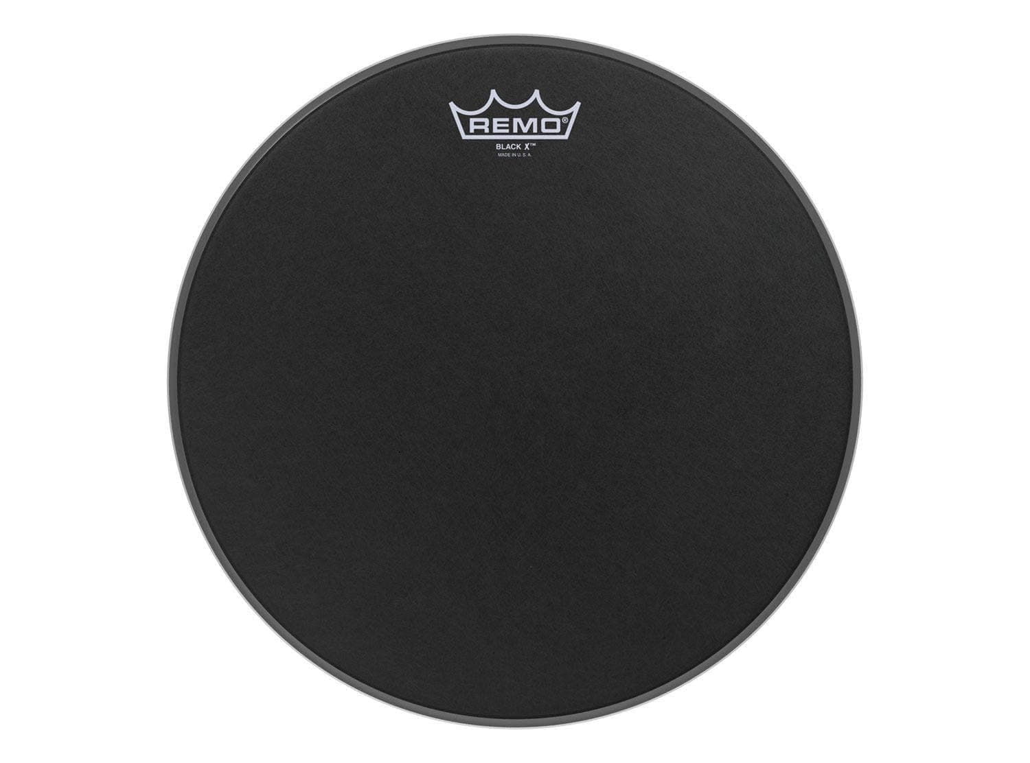 RemoEmperor X Black Suede™ Snare Drumhead - Bottom Black Dot™, 13"