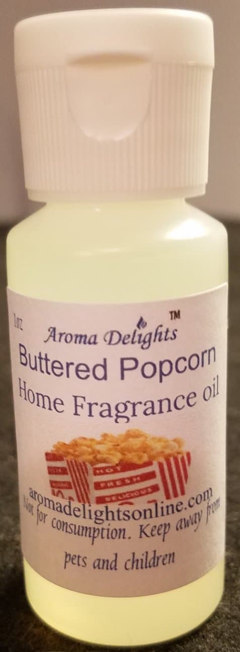 Buttered Popcorn Scented Oil by Aroma Delights - 1 Ounce Bottle