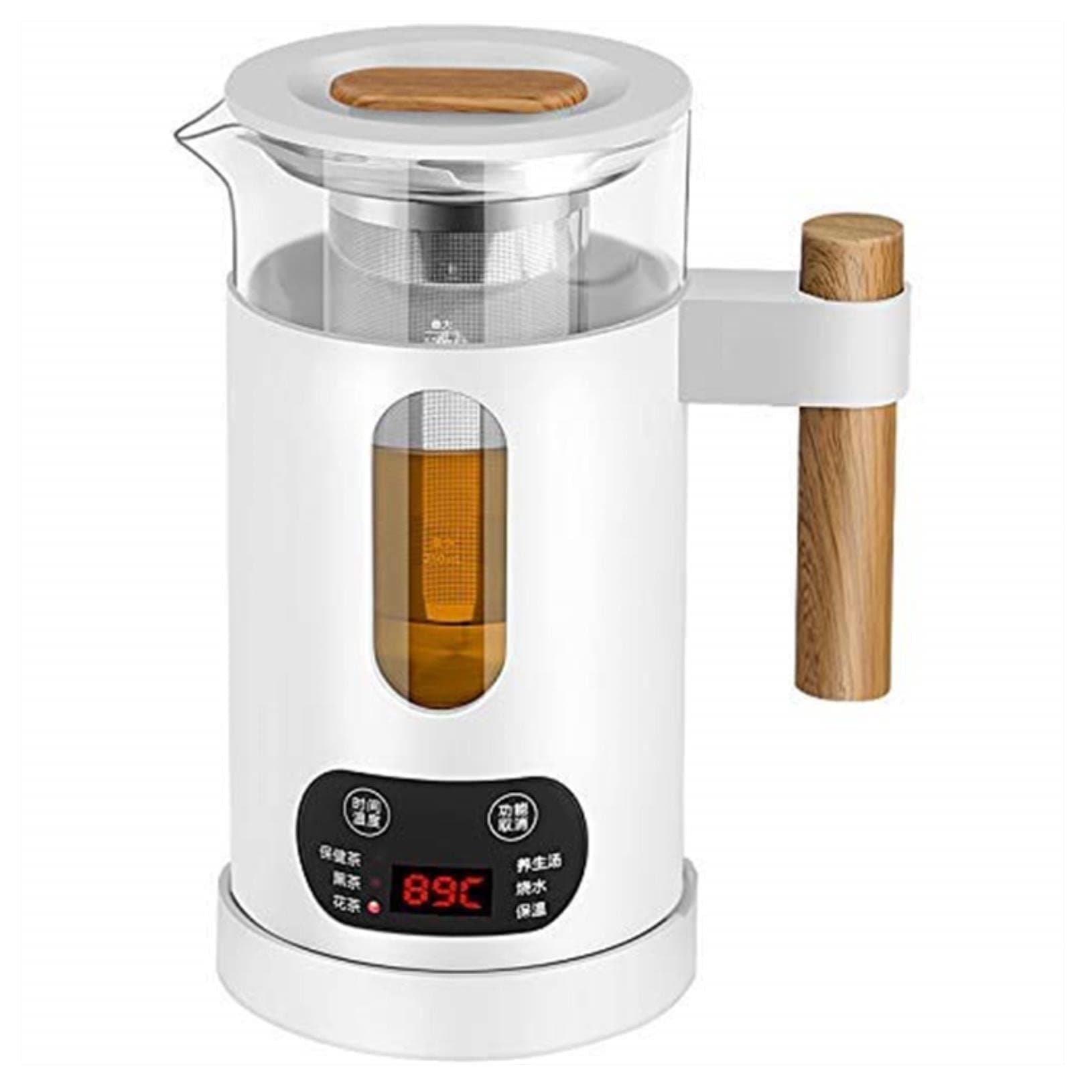 HHTD Mini Multifunctional Electric Kettle Electric Kettle Stainless Steel Health Glass Cooking Warm Tea Hot Water Heating Bottle