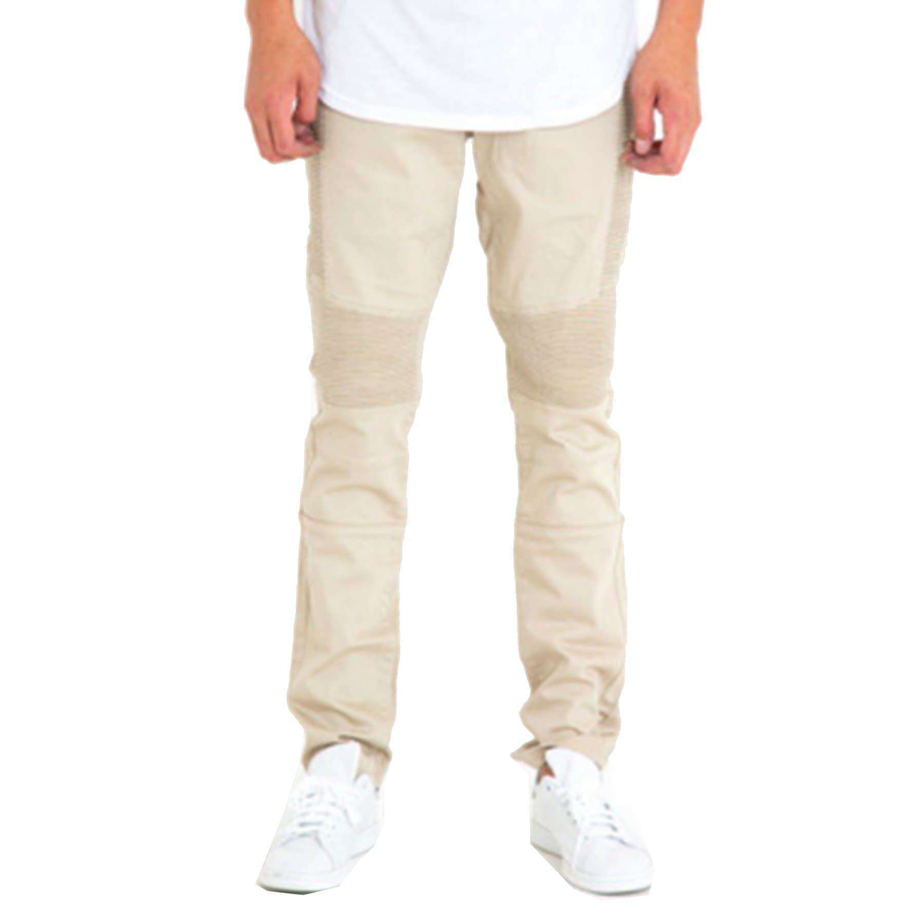 Crysp Jordan Biker Denim Jeans In Khaki Size 34