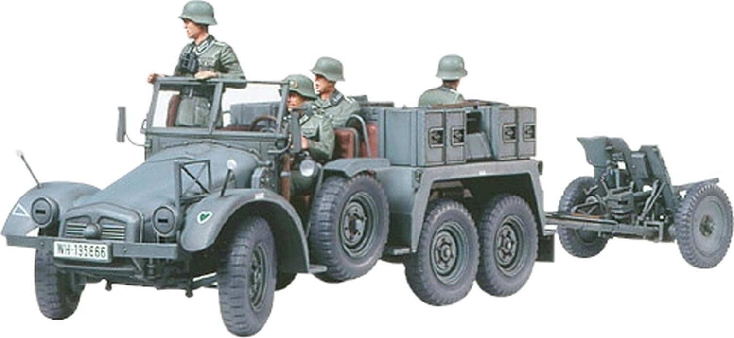 Krupp Protze 1 Ton (6x4) Kfz.69 Towing Truck w/3.7cm Pak