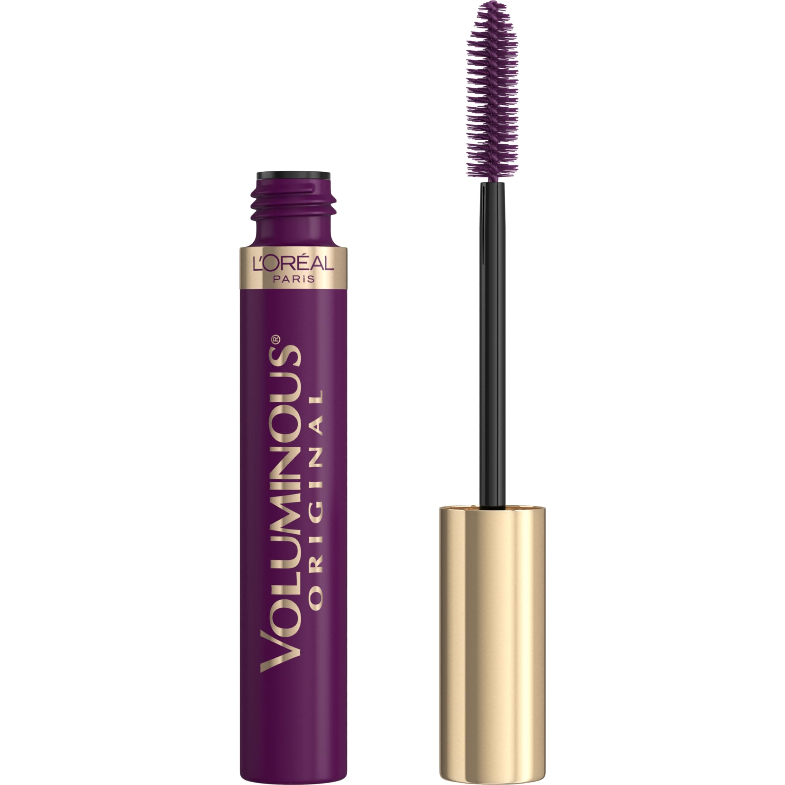 L’Oréal Paris L’Oreal Paris Original Voluminous Mascara, Building Mascara Volume and Length Formula, Washable, Deep Violet, 0.26 Fl Oz., 1 Count