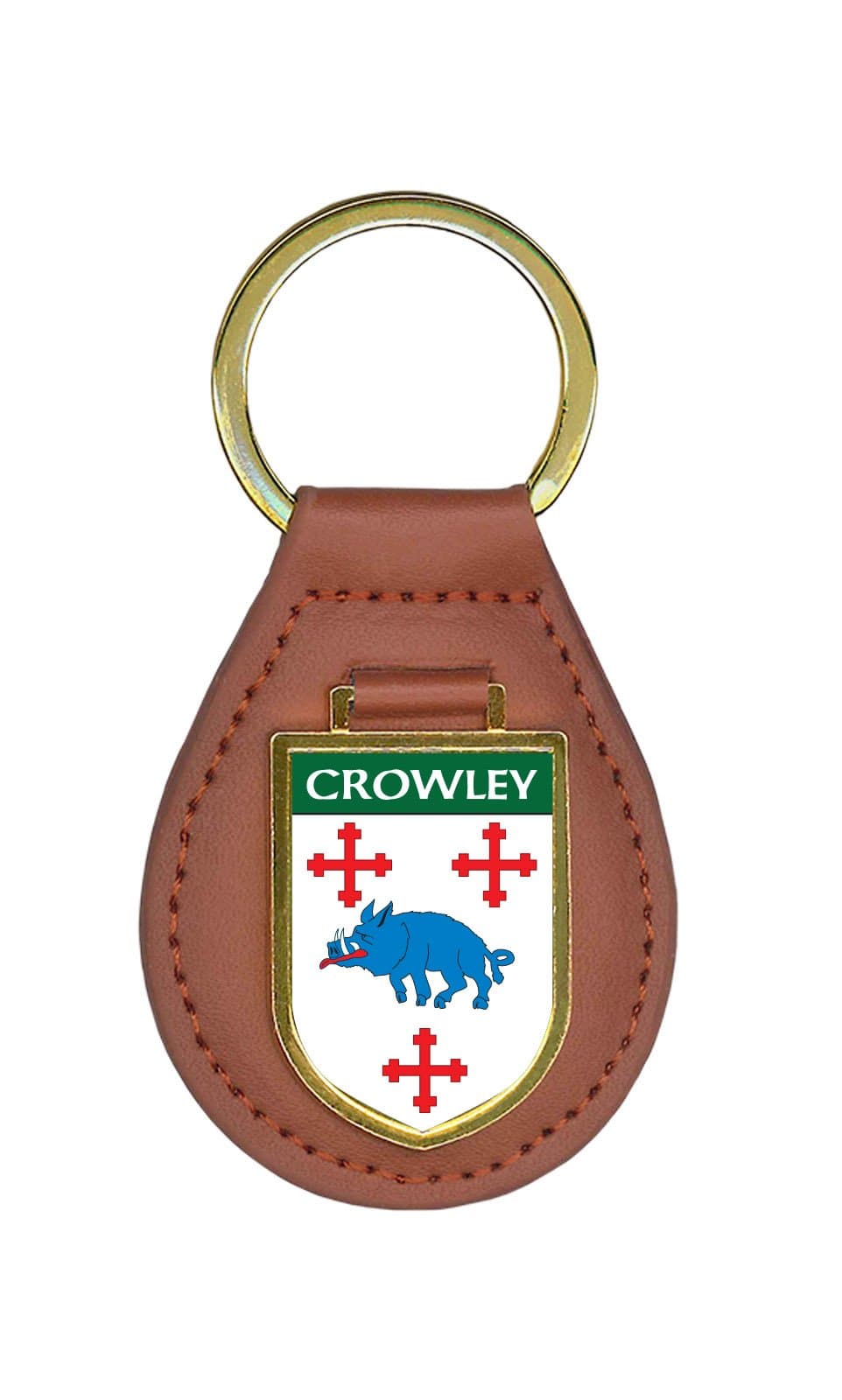 Crowley Family Crest Coat of Arms Lot of Total Key Chains