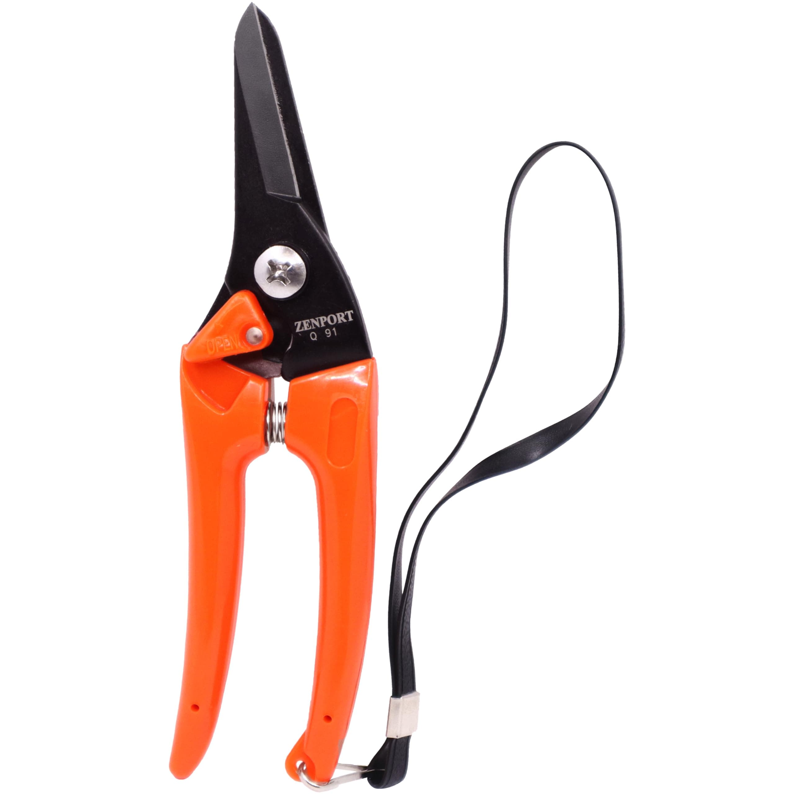 Zenport Q91 Zen-Magic Ultra Twig and Hoof Trimming Scissors, 7.5-Inch Twin-Blade, Spring-Loaded Garden Shears with Non-Stick Coating for Trimming Livestock Hooves, Alpaca Nails, and Floral Stems