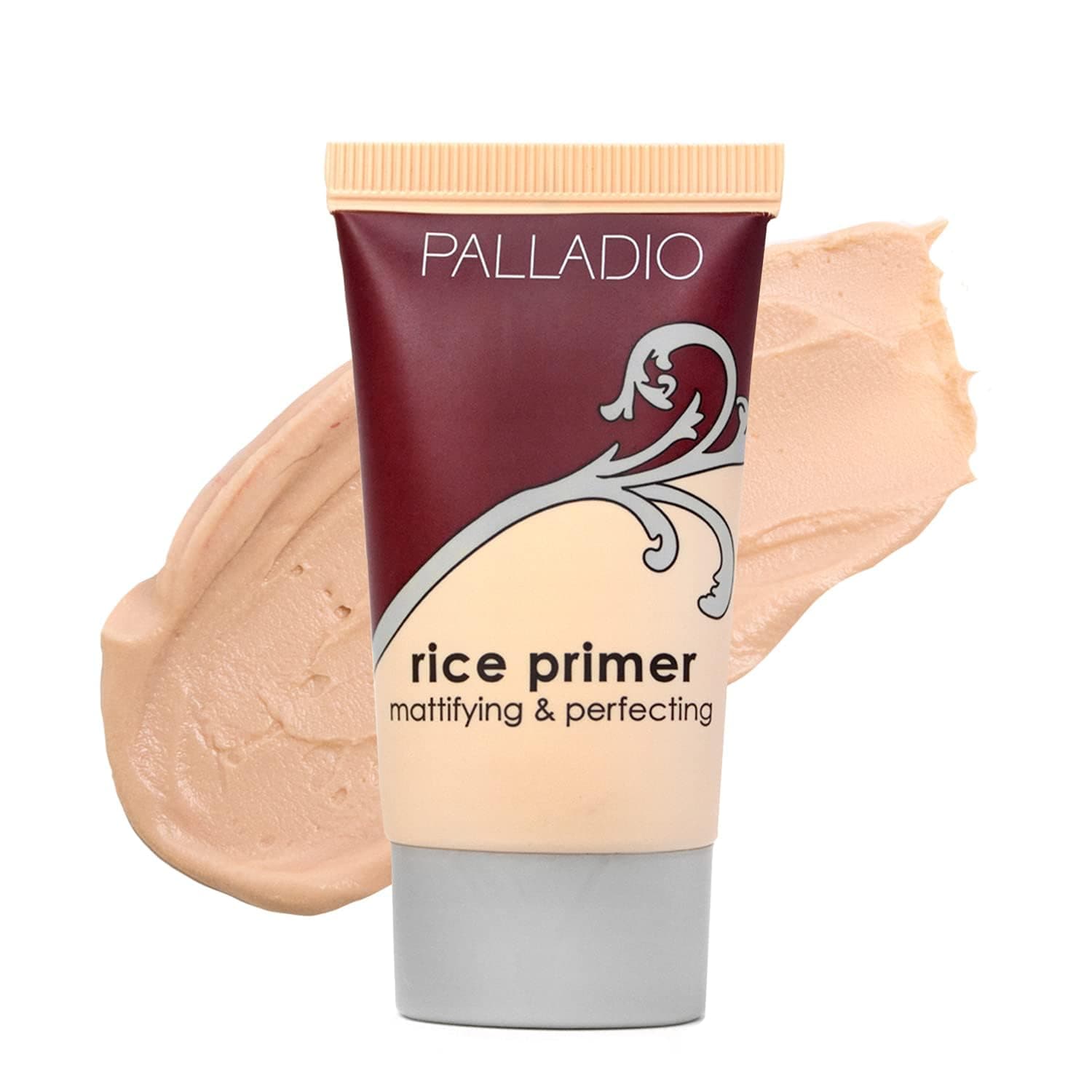 Rice Primer, Formulated with Natural Rice, Controls Oil on Your Skin and Locks in Makeup, Lightweight with a Smooth Matte Finish, Reduces Facial Shine, All Skin Types, Beige, 0.71 Fl Oz