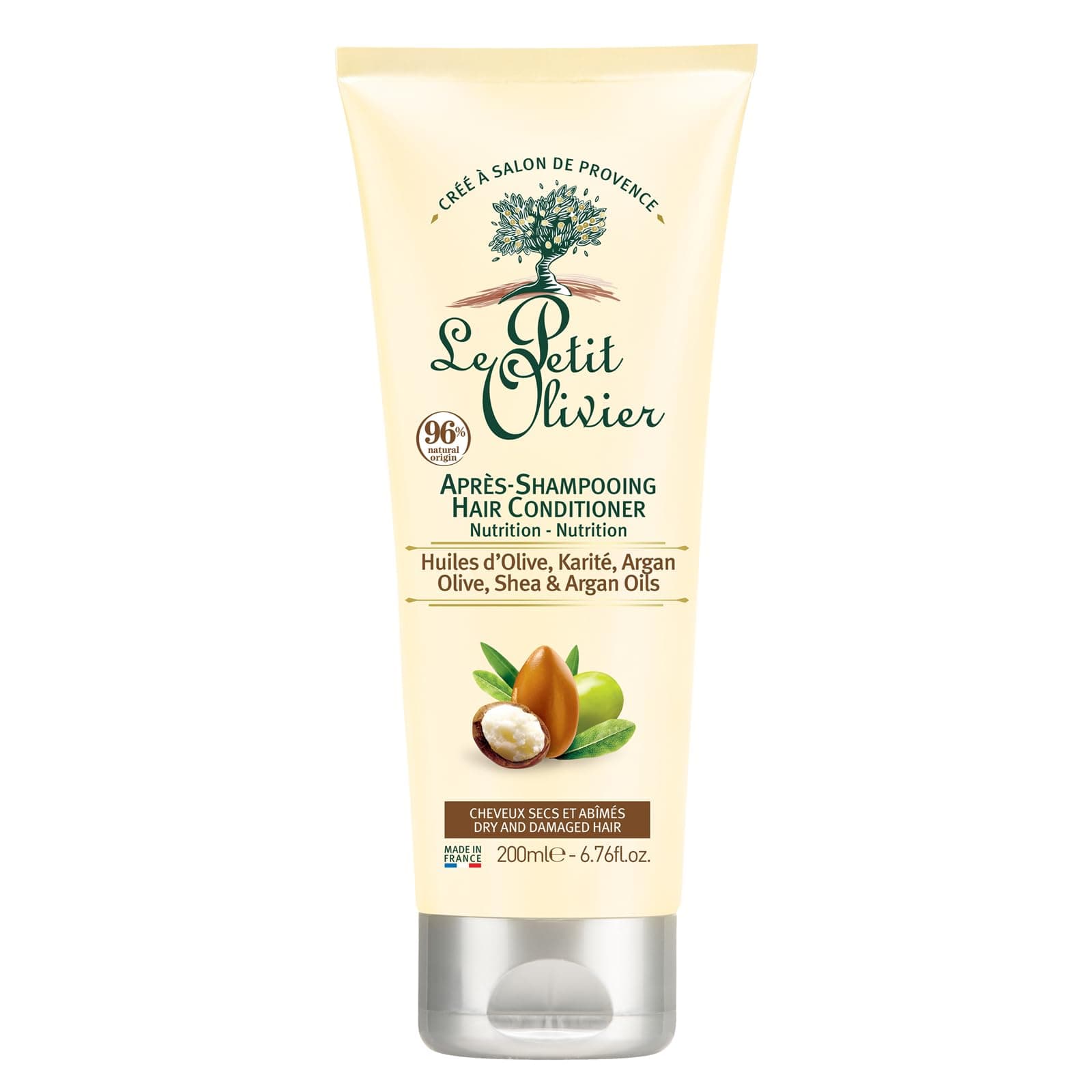 Olive, Shea & Argan Oil Conditioner For Damaged Hair, 200 Ml