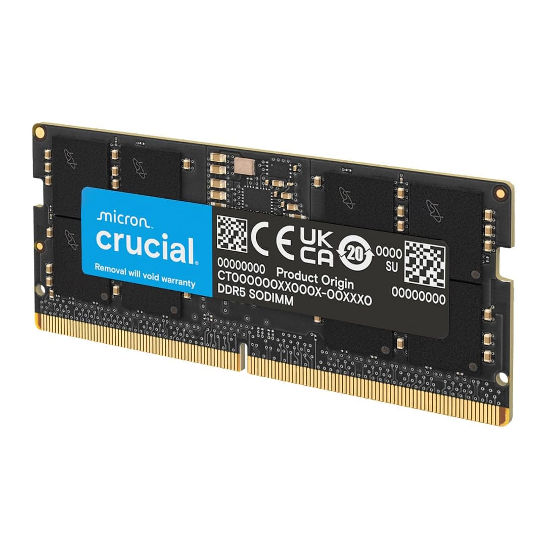 Crucial 8GB DDR5-5600 SODIMM CL46 (16Gbit)