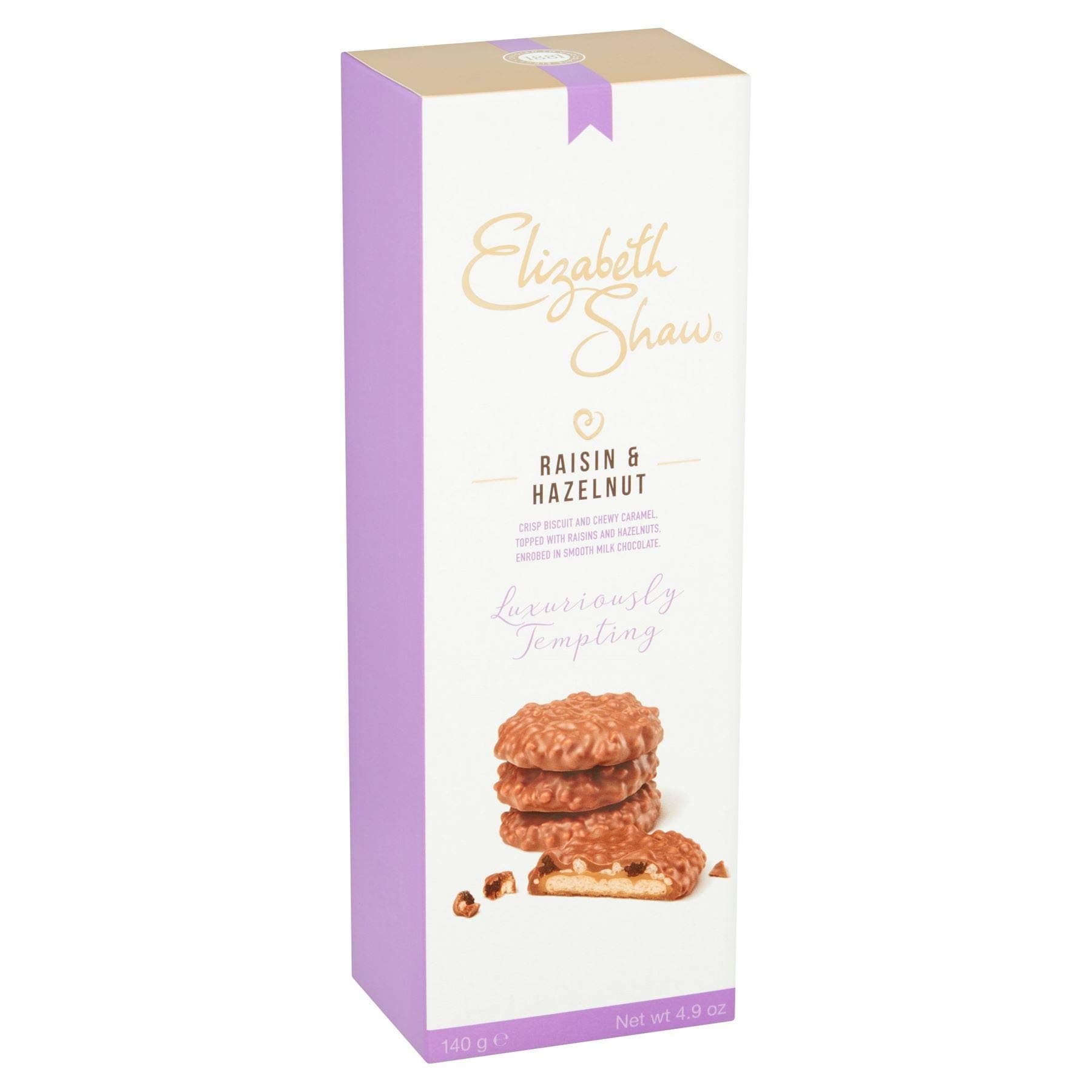 Elizabeth Shaw Raisin & Hazelnut - 140g - Pack of 2