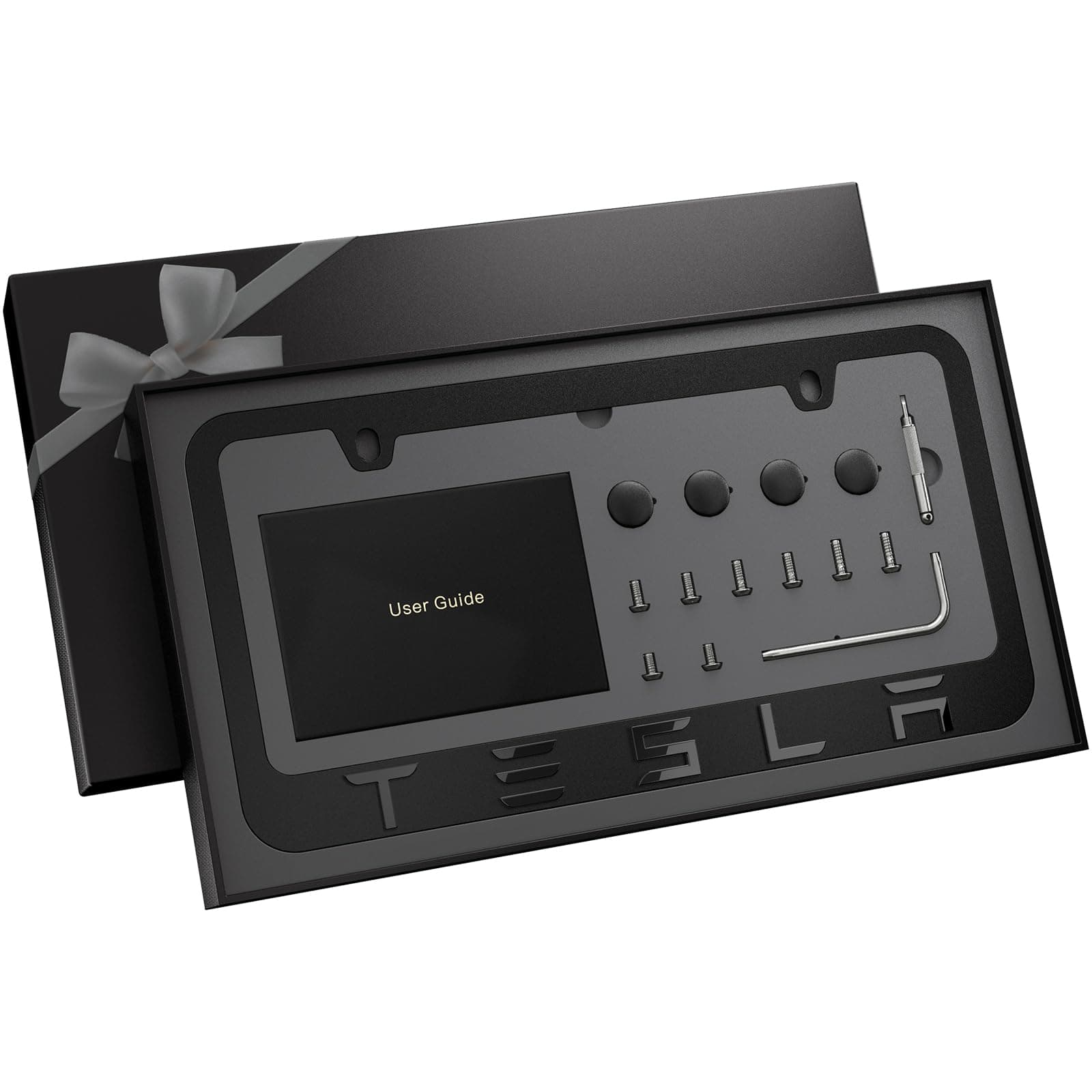 Black License Plate Frame