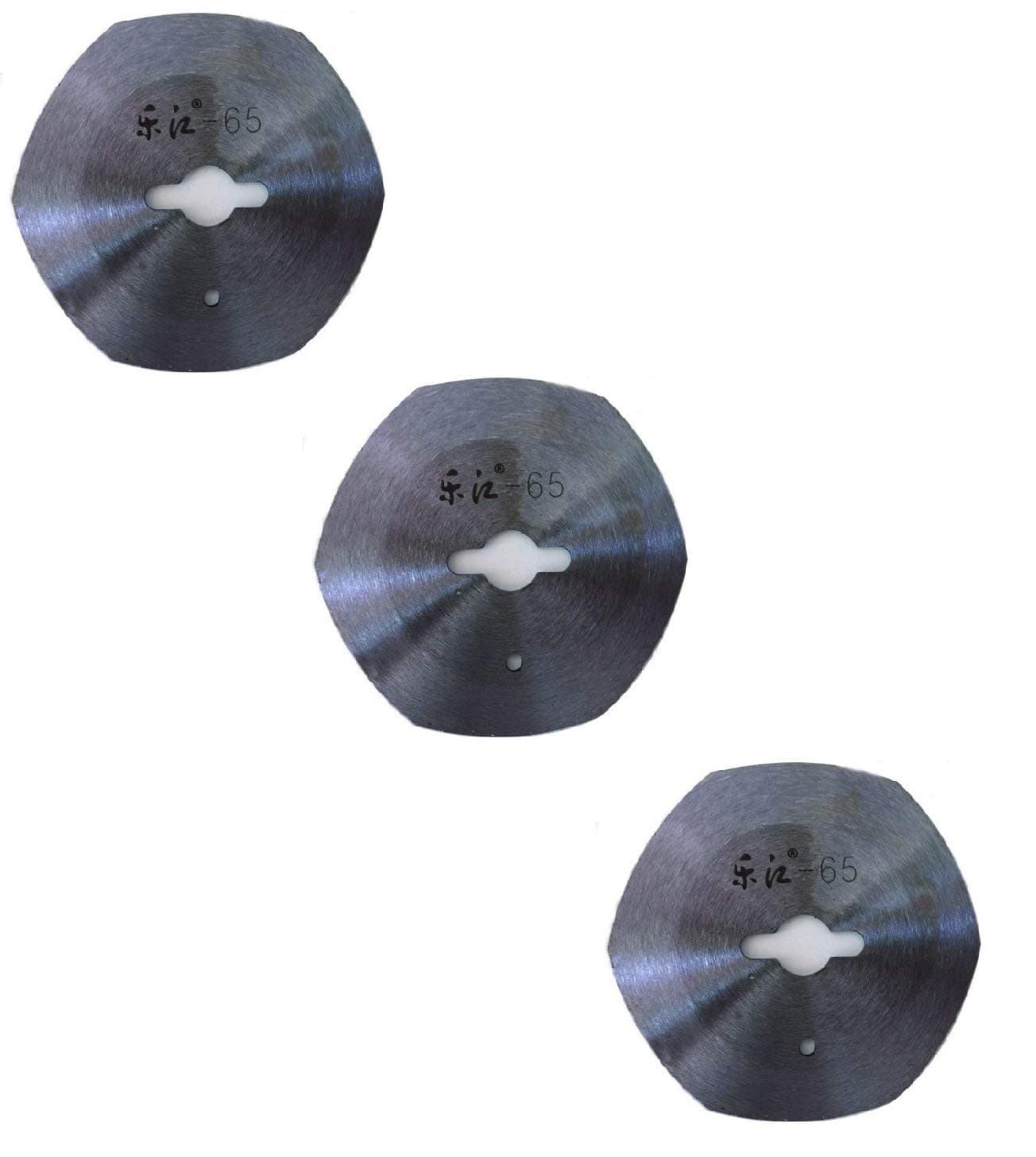 HAND 3 x Electric Rotary Cutter’s Blades for Professional Industrial Electric Fabric Rotary Cutter, Cloth Cutting Machine