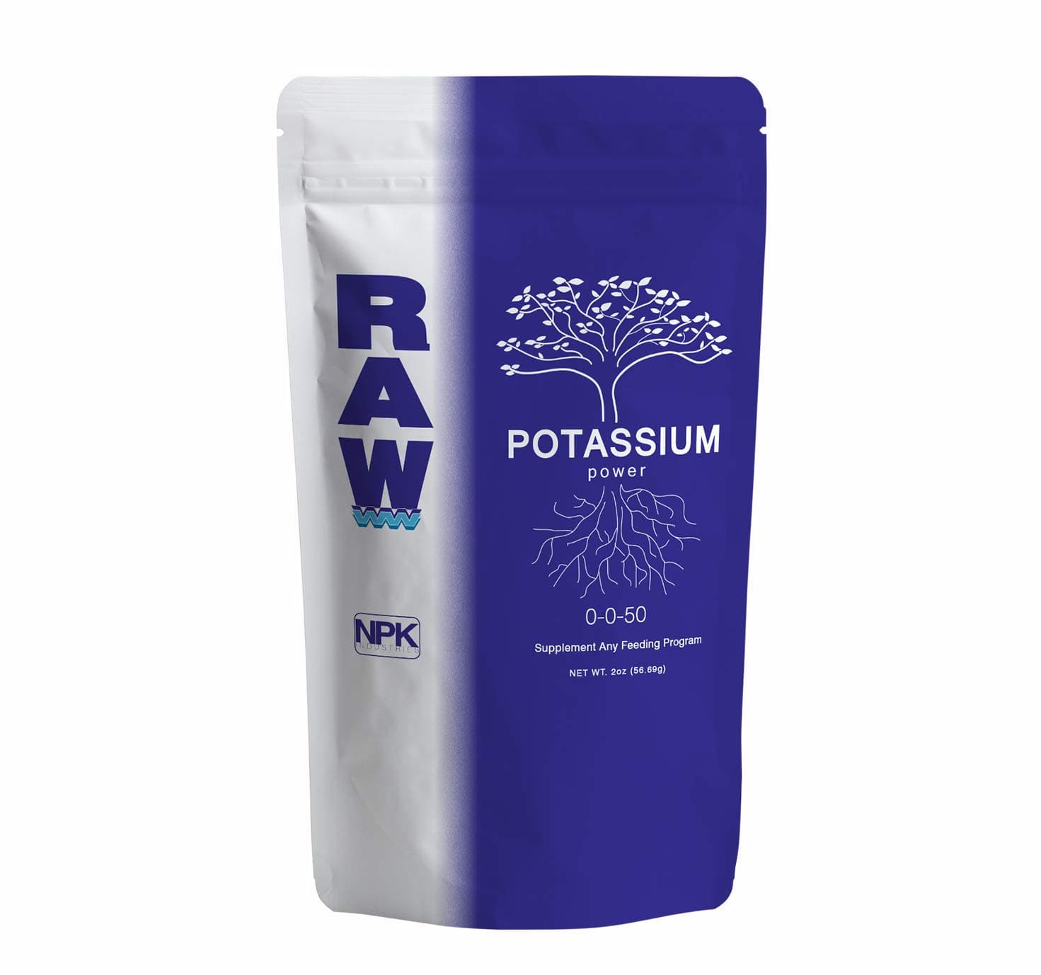 RAW Potassium 2oz - Essential Plant Nutrient for Vigorous Growth and Stress Resistance - Indoor, Outdoor, Hydroponic Use