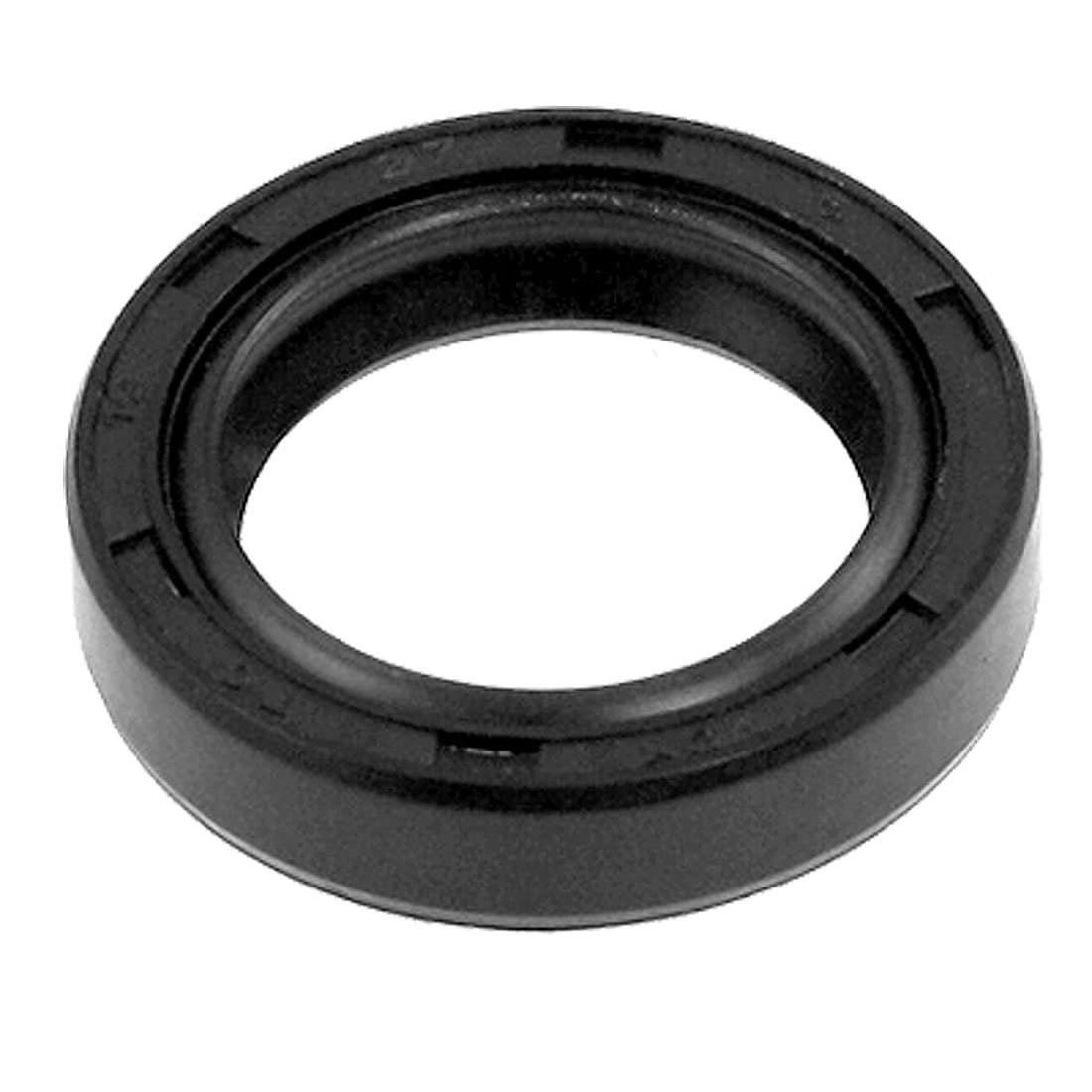 uxcell a11122600ux0048 Double Lip Oil Seal, Black