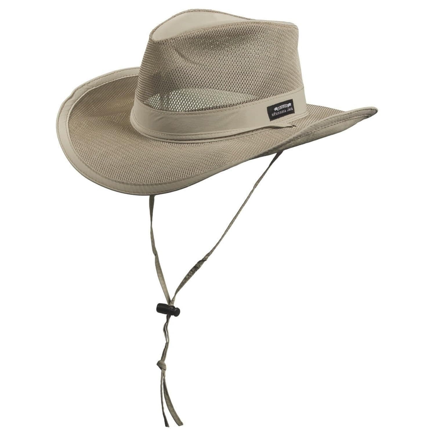 Mesh Crown Safari Men's Sun Hat, 3" Brim, Adjustable Chin Cord, UPF (SPF) 50+ Sunhat Protection