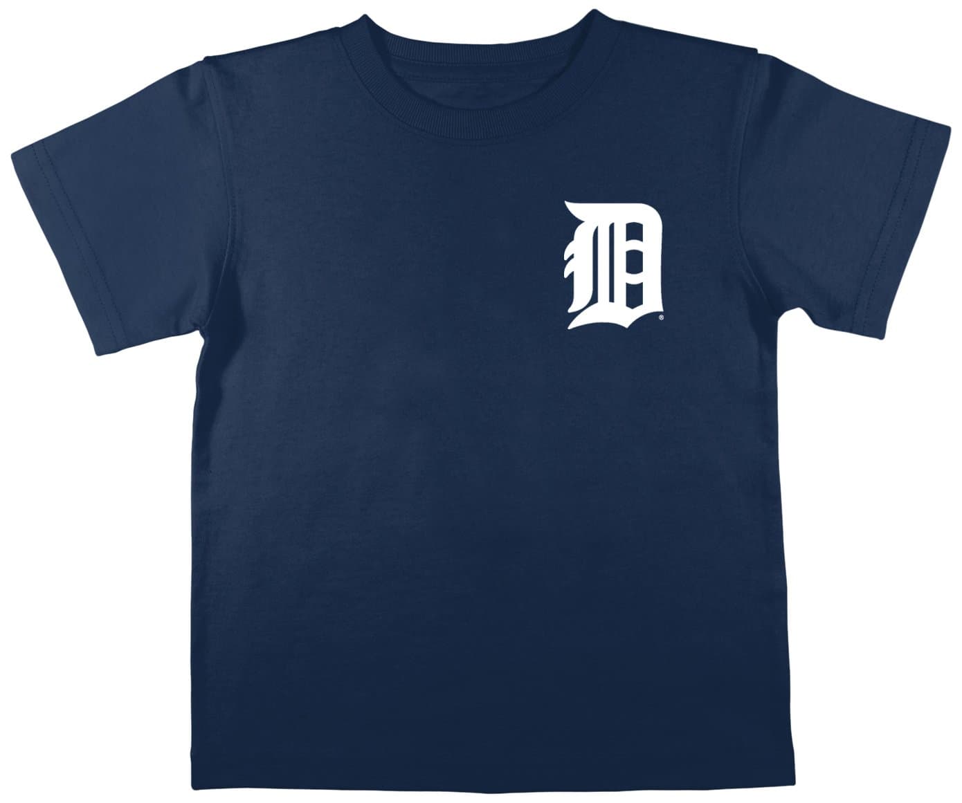 MLB Detroit Tigers Player Name and Number Tee, Navy, Large