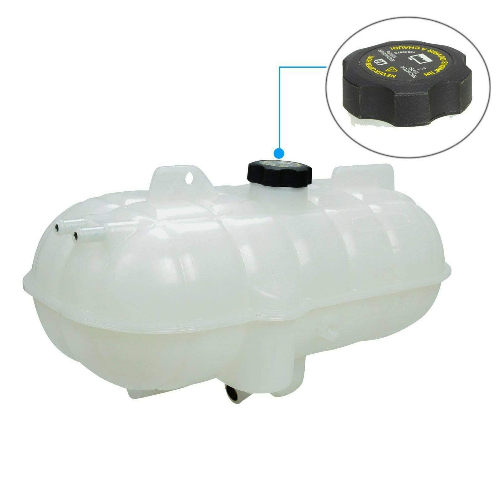 Front Coolant Reservoir Bottle Tank With Cap Compatible with 2004-2009 Freightliner Century Columbia 603-5201