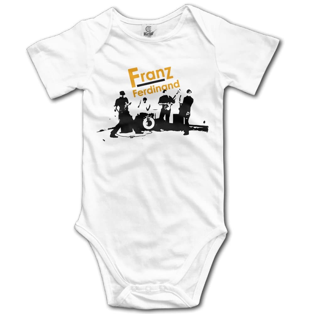 OKBEN My Free Music Franz Ferdinand Short Sleeve Baby Bodysuit Onesie For Baby-Boys/Baby Girls