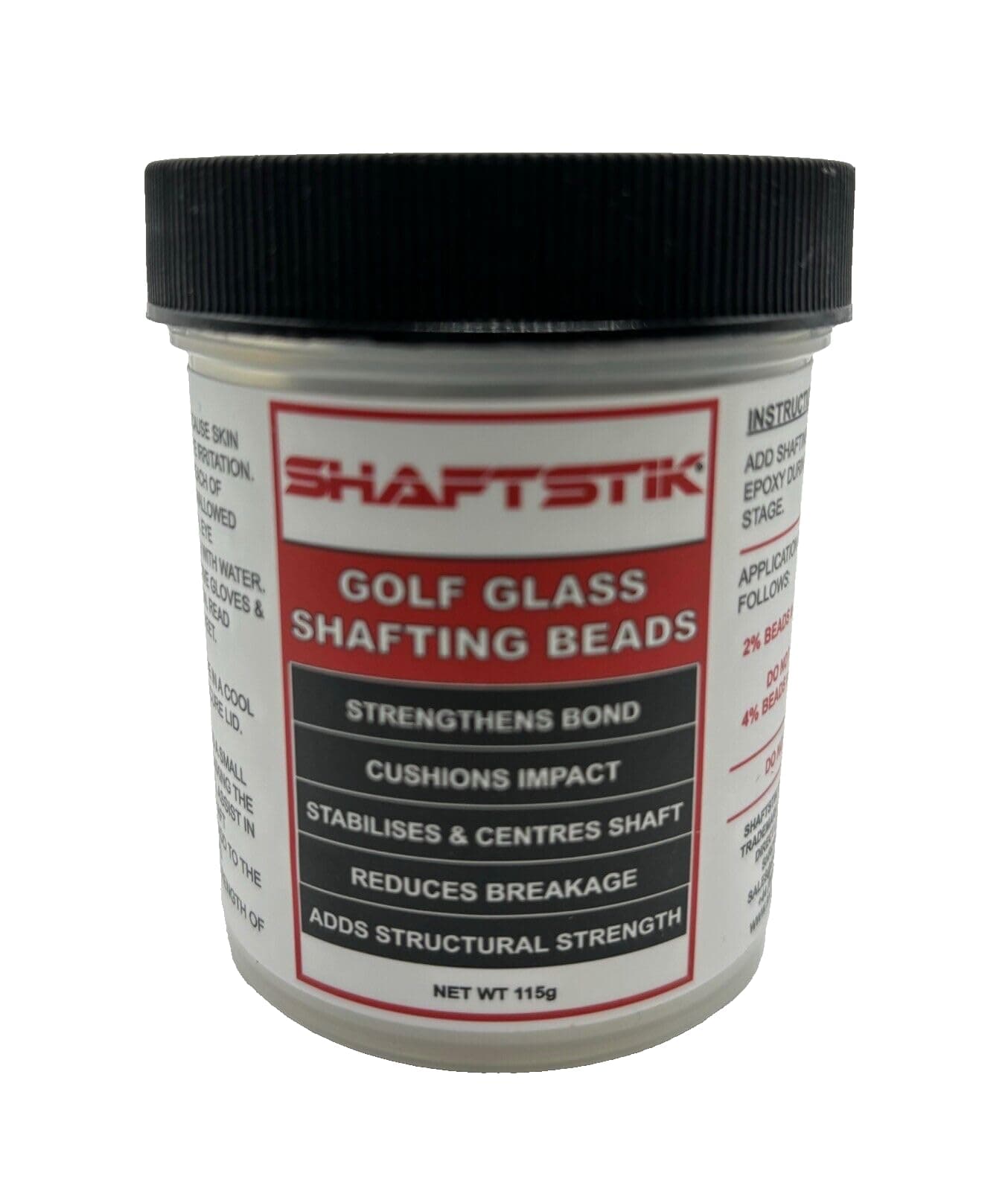 SHAFTSTIK Golf Club Shafting Glass Beads 115g - 4oz (90 Clubs)