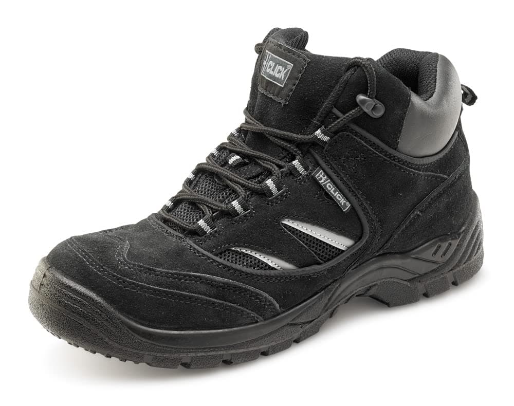 B-Click Dual Density Trainer Safety Boot ,Black ,9 UK(43 EU)