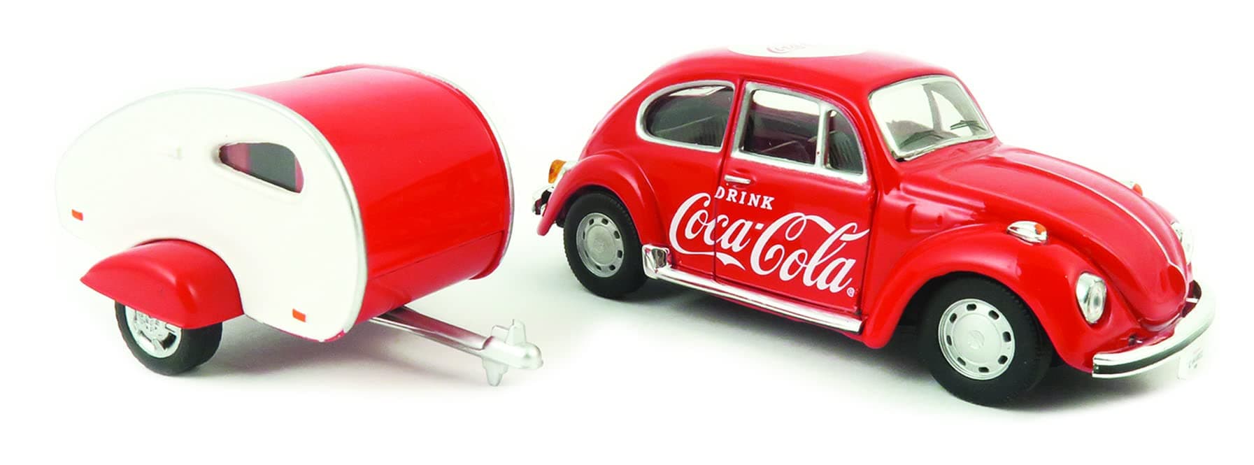 Motor city classics 1967 VW Beetle Car with Teardrop Trailer