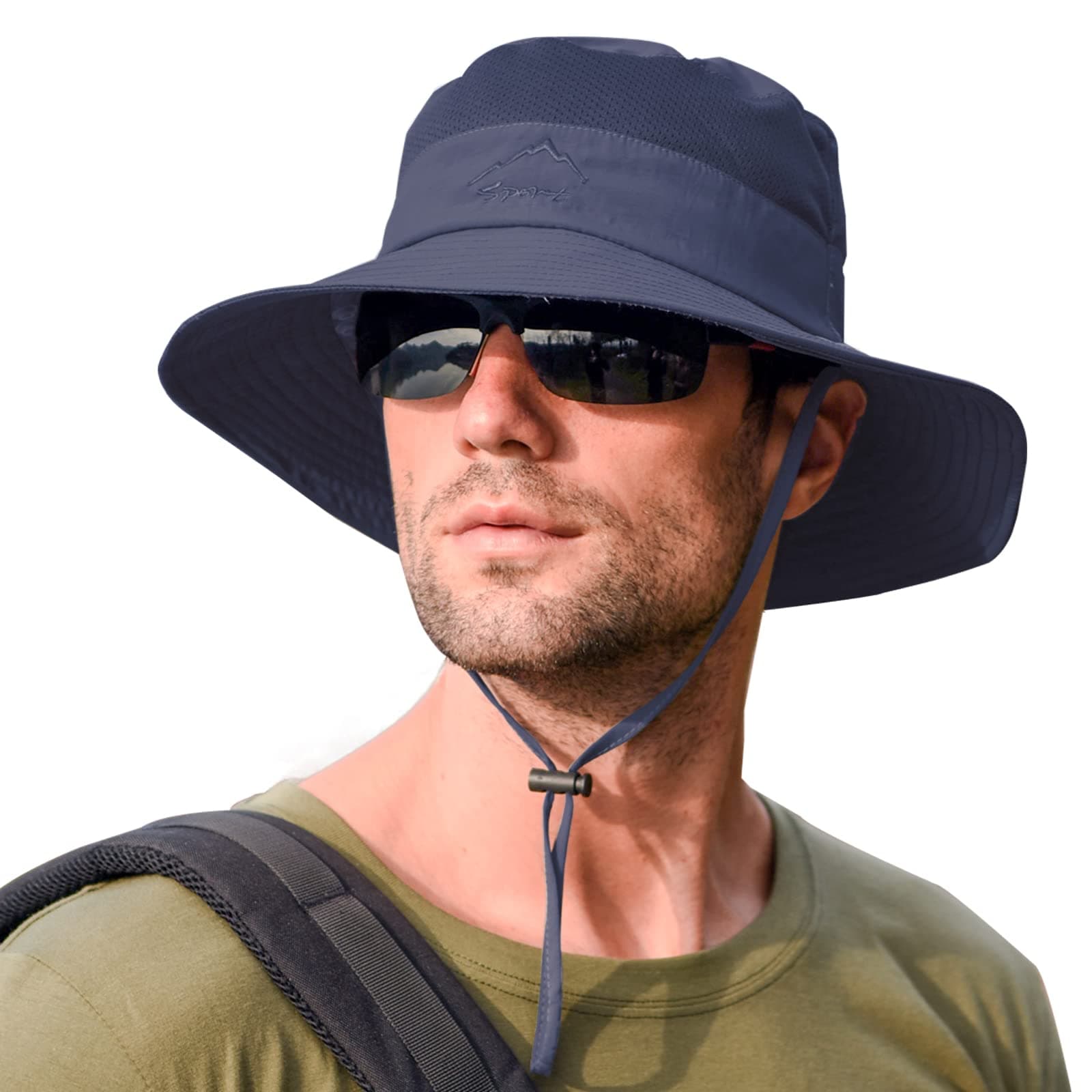 Sun Hats for Men Women Fishing Hat UPF 50+ Breathable Wide Brim Summer UV Protection Hat