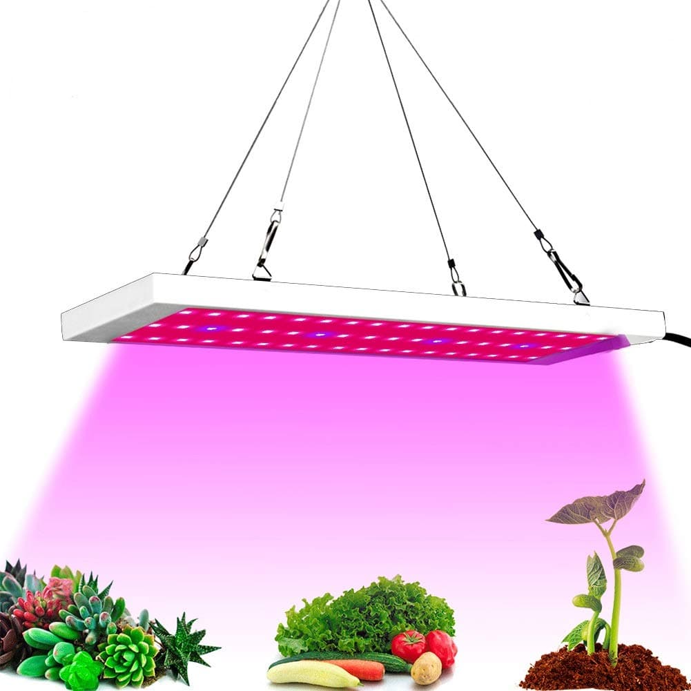 Favrison 300W LED Plant Light Grow Lamp Full Spectrum LED Grow Lights for Indoor Plants, Seeding, Breeding, Veg, Flower (54PCS LEDs)