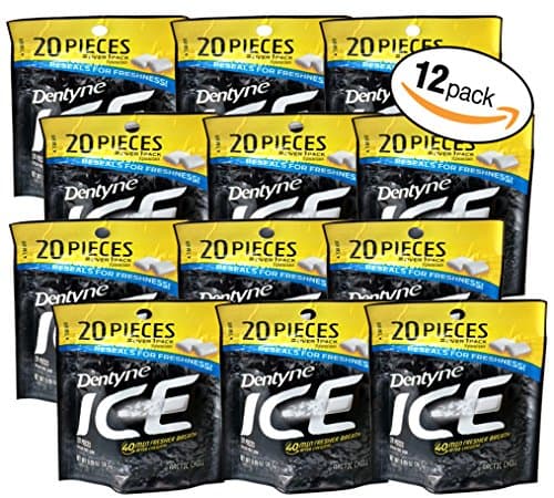 Dentyne Ice 40 Min Fresher Breath 20pc Per Bag (12 Bags) (arctic chill)