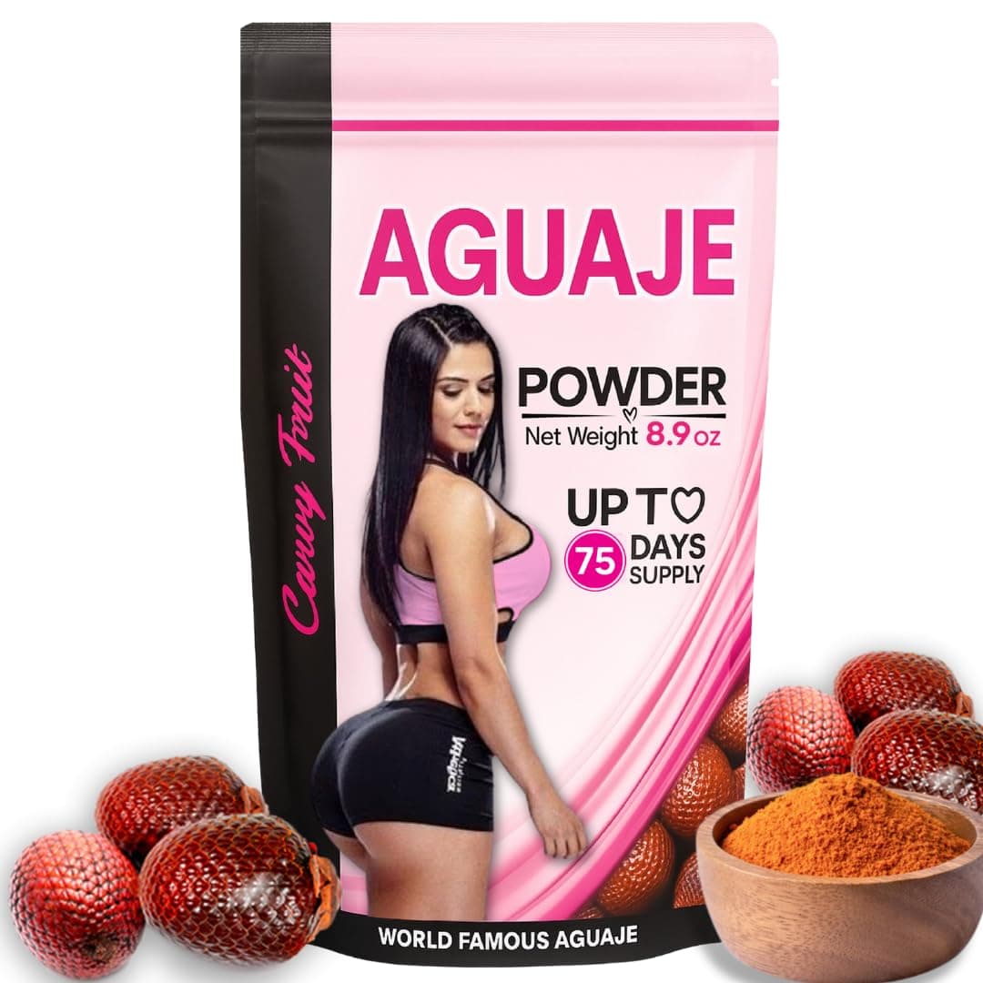 Original Aguaje CurvyFruit Powder for Bigger Butt, Breast and HIPS - 8.9 oz - 75 Days Supply