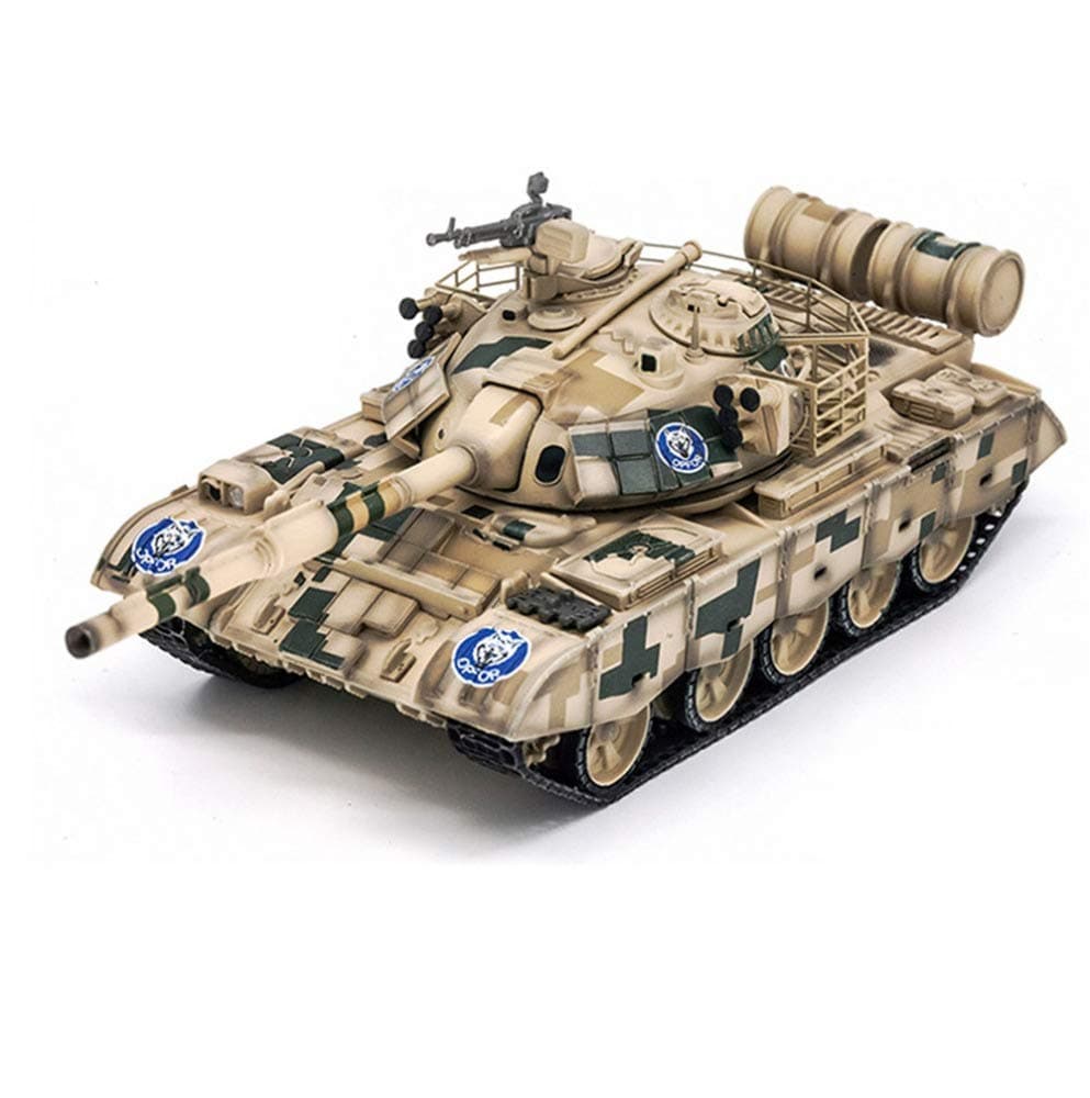 LHJCN 1/72 Scale Diecast Tank Metal Model, ZTZ-59D MBT Digital Camouflage Chinese Army Model, Military Toys And Gifts, 5.1Inch X 1.8Inch