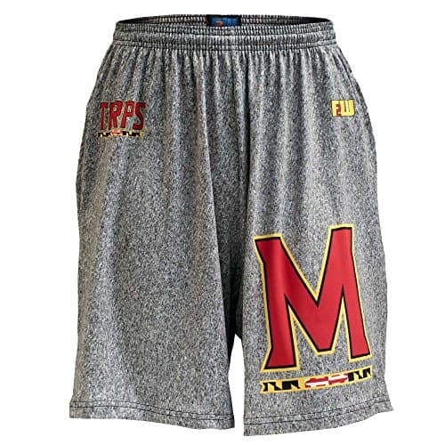 Fit 2 Win Maryland Terps Heathered Gray Sublimated Short, Medium