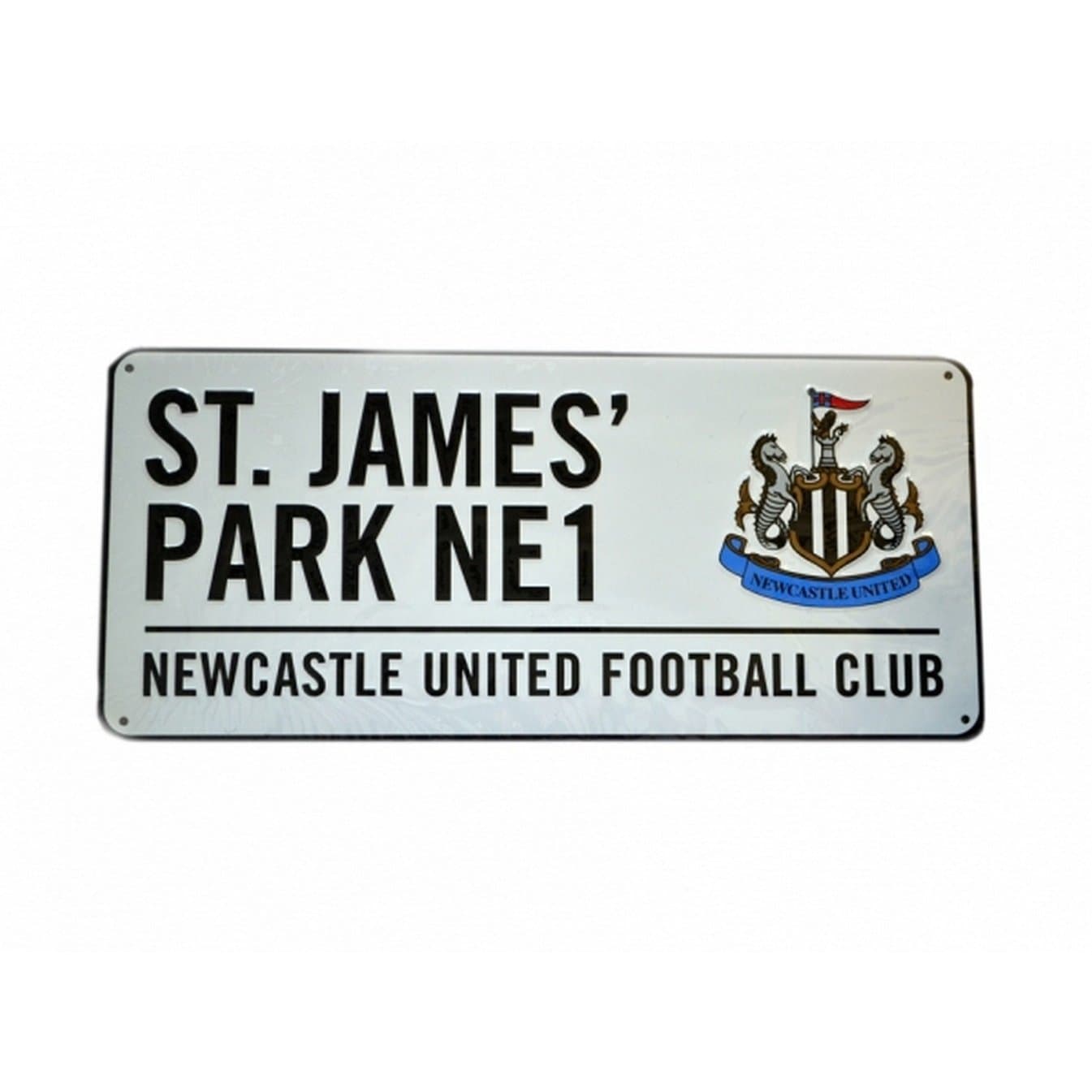 Newcastle Metal Street Sign (One Size) (Multicoloured)