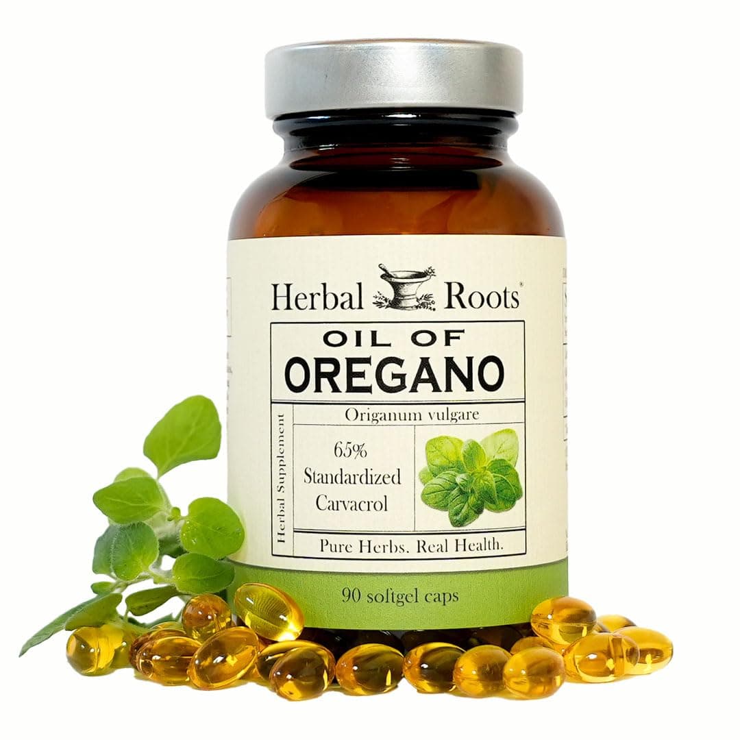 Oil of Oregano - Made from Mediterranean Oregano Oil - 90 Easy to Swallow Softgel Capsules - Extra Strength 150mg