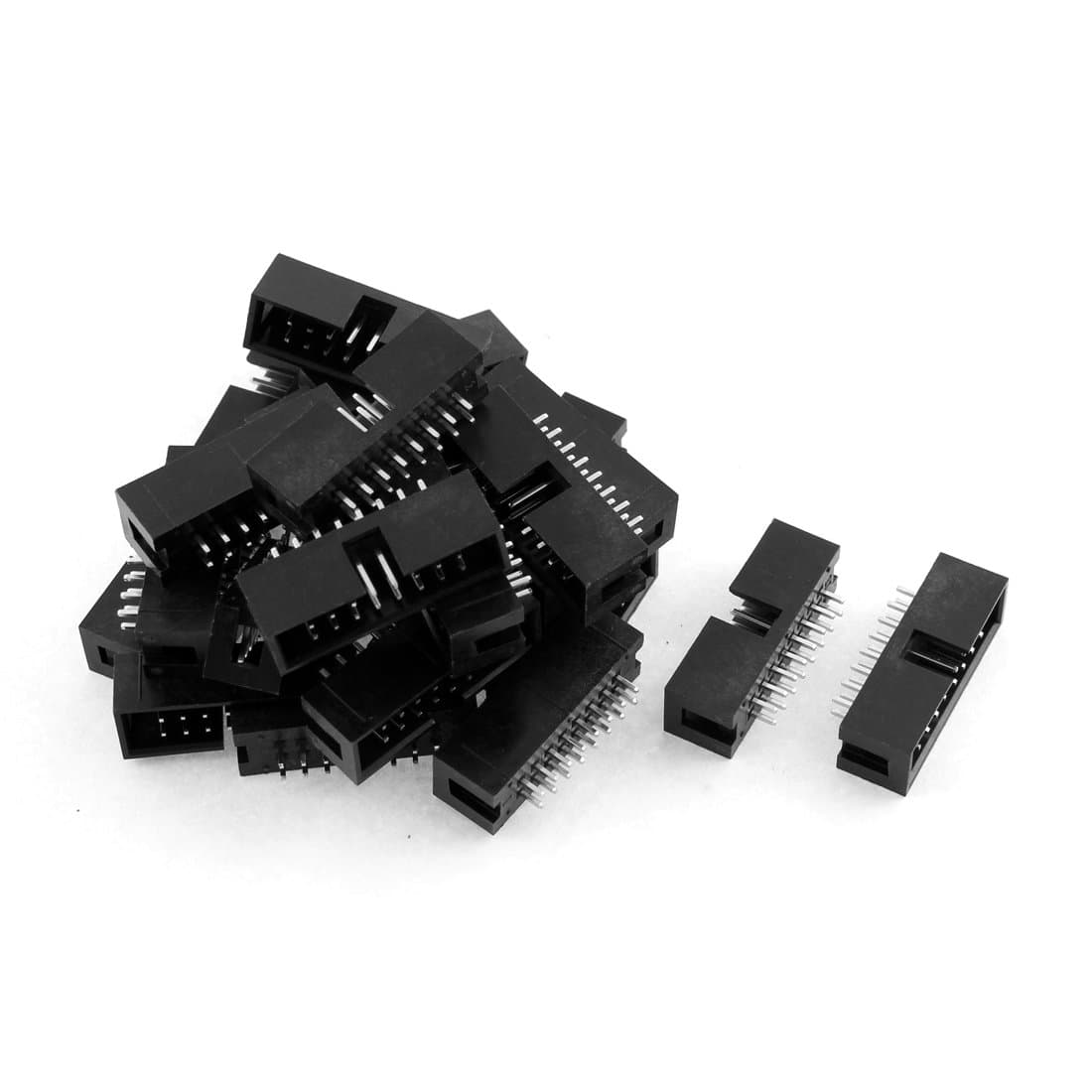 sourcing map 24pcs 2x8 16-Pin Straight Box Header Connector IDC Male Sockets 2.54mm
