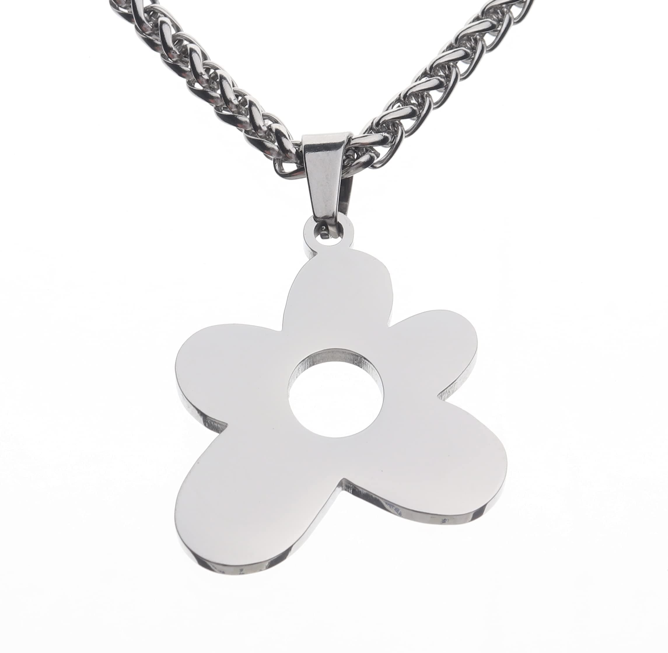 EIGHTEXFlower Hip Hop Pendant Chain Necklace