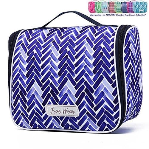 Chapter: True Colors. Large Makeup & Cosmetic Hanging Toiletry Bag Travel Organizer for Men & Women - Pure Purple Lust