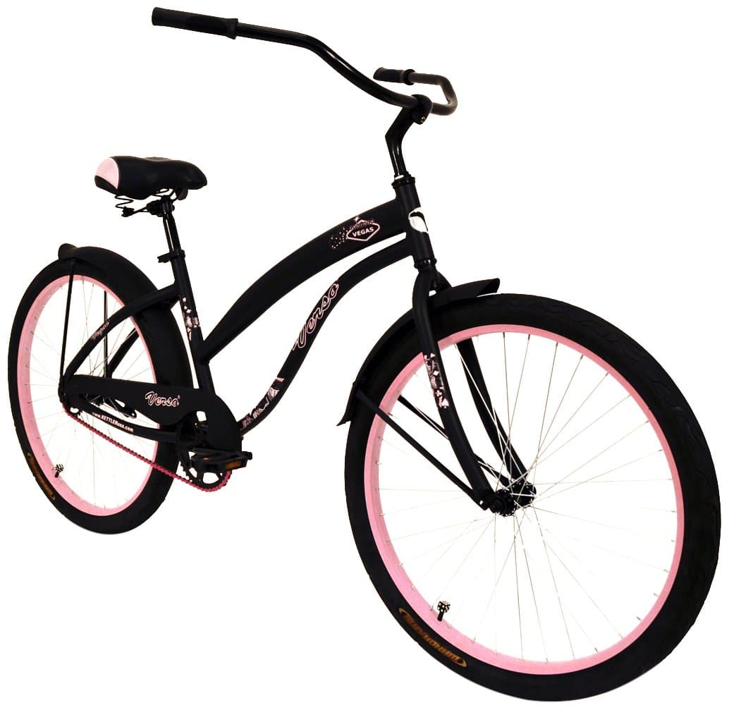 Verso by Kettler 26" Vegas Cruiser 1-Speed Bicycle: Women's Bike, Pink/Black