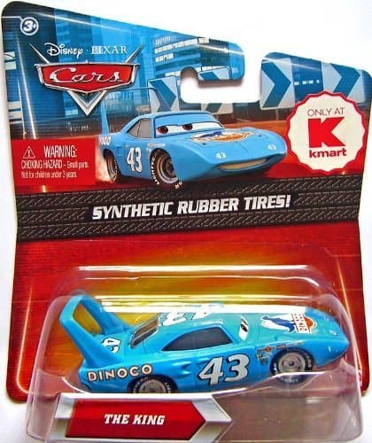 Disney Pixar Cars, Exclusive Die-Cast Vehicle, The King with Synthetic Rubber Tires, 1:55 Scale