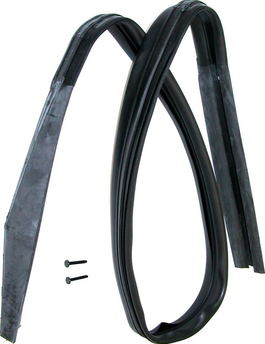 APDTY Tailgate Window Channel - Black Rubber Plastic Weather Stripping - Meets Or Exceeds OEM Specs - Factory OEM Fit Form And Function