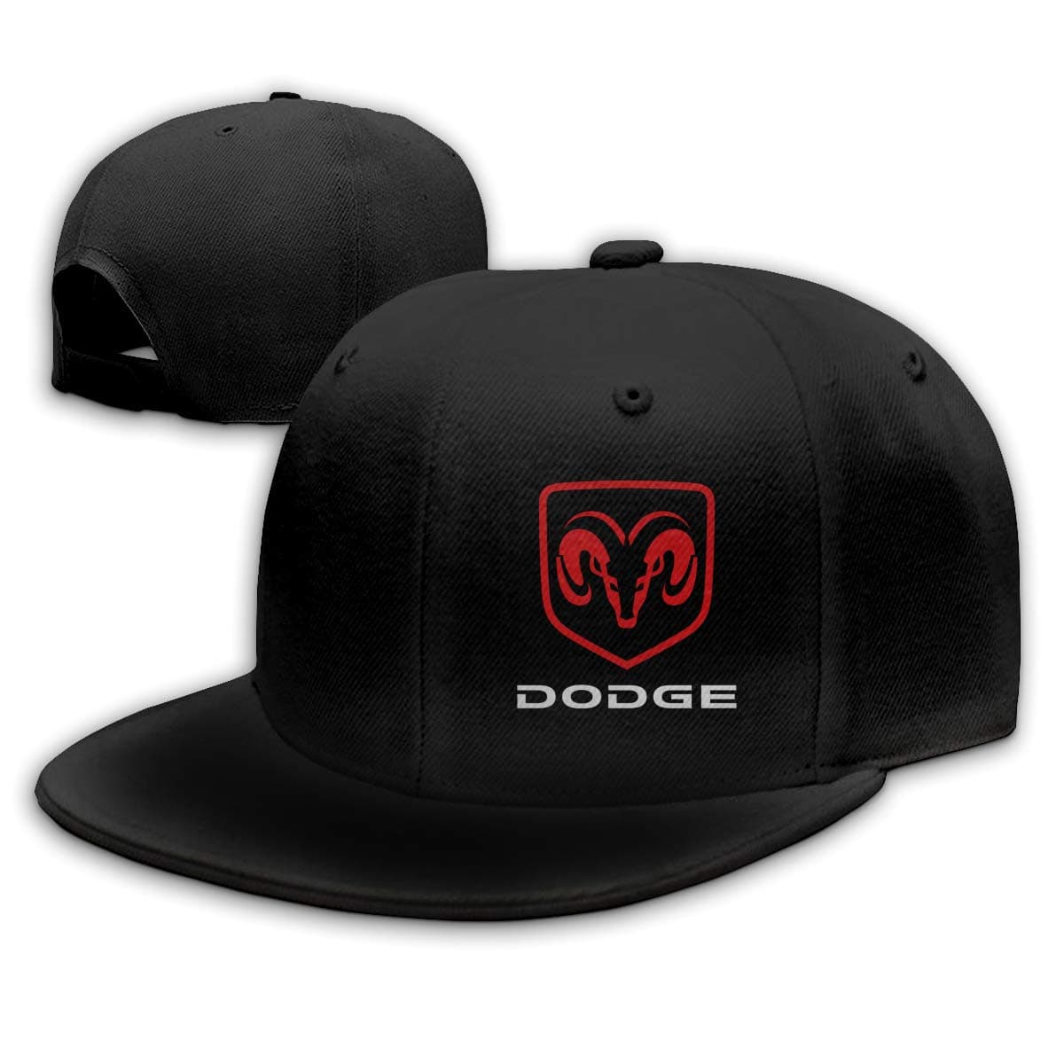 Do-dge R-am He-mi Logo Hip Hop Baseball Cap -Flat Trucker Hats for Mens&Womens