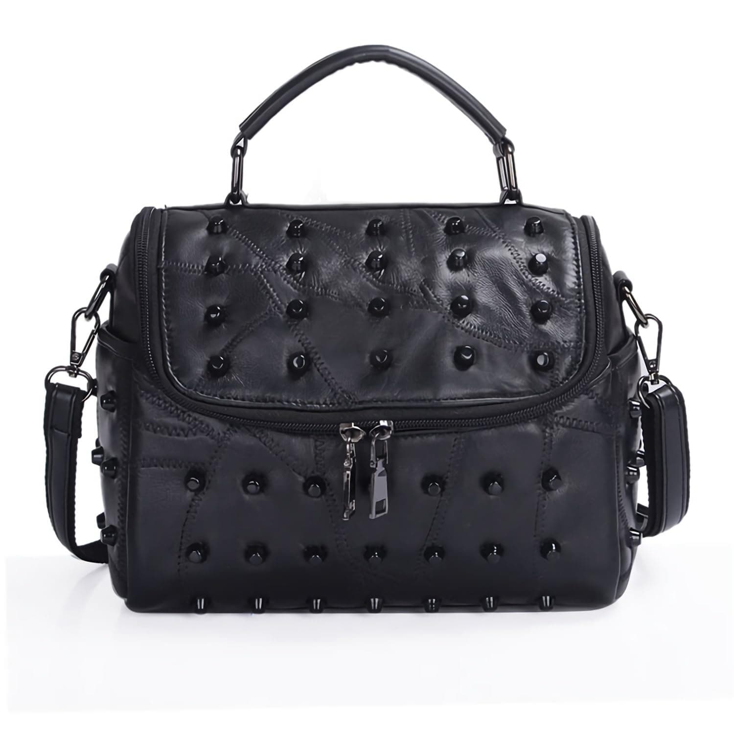 Panlom Black Shoulder Bag Crossbody Gothic Bag Gifts for Women Girls Travel