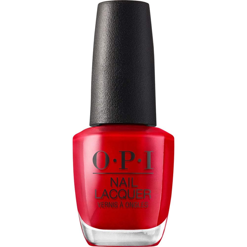 OPI Nail Lacquer - Red and Orange Shades - Chip Resistant & Long-Lasting Polish with OPI Pro-Wide Brush (15ml)