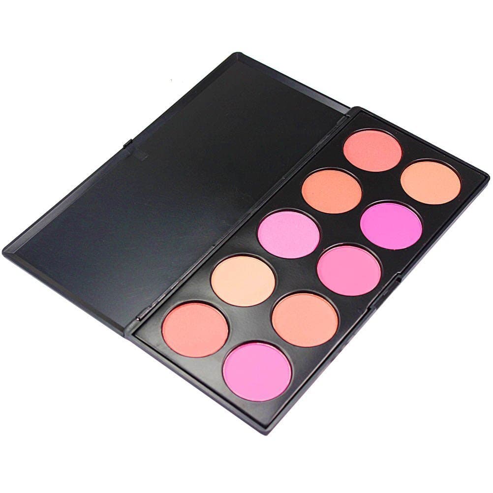 ShineMore Professional 10 Color Makeup Cosmetic Blush Blusher Contour Powder Palette (10 Color)