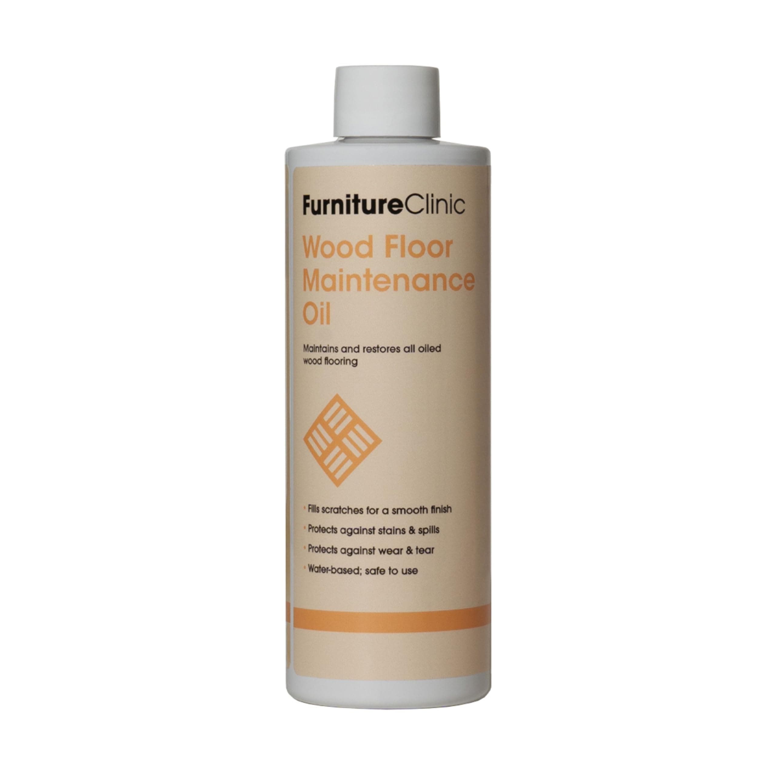 Wood Floor Maintenance Oil - Maintains and Restores All Types of Oiled Wooden Flooring - Protects Against Stains - Reduces Wear & Tear - Natural Satin Finish - 500ml