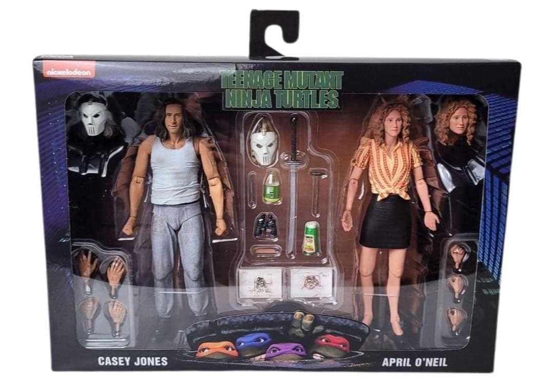 TMNT 1990 Movie 7" 2-Pack Figure Collection (Casey Jones & April O'Neil)